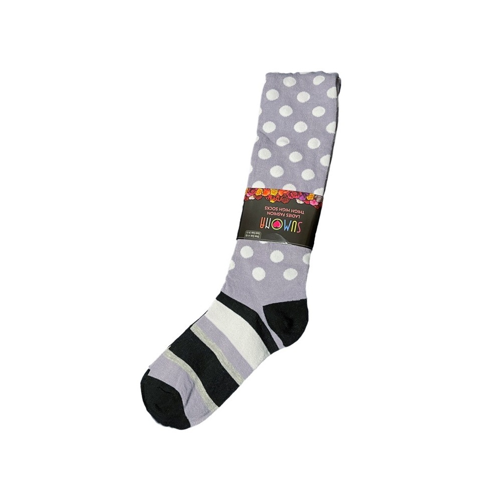 NWT multiprint thigh high socks (1 PAIR)